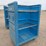 blue-polyethylene-utility-cart-with-wire-shelves,-aramark-branded-image-1