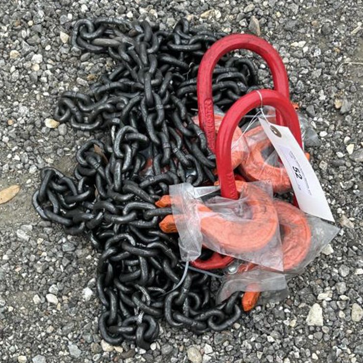 #52 • (2) 5/16" 7' G80 Double Chain Sling