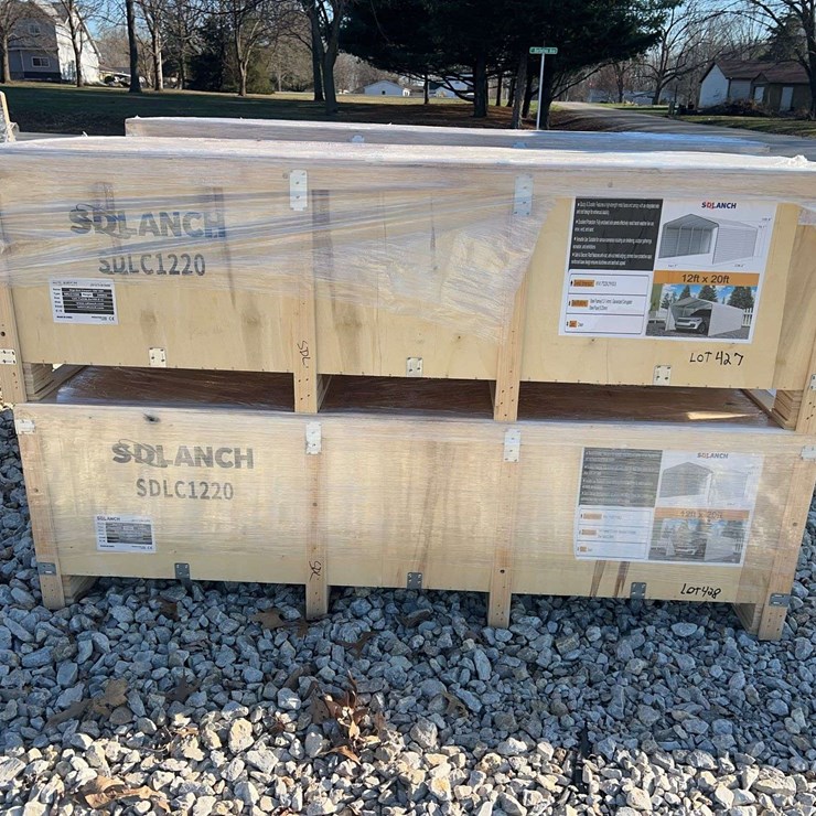 SDLANCH SDLC1220 High-End Carport, 12ft x 20ft