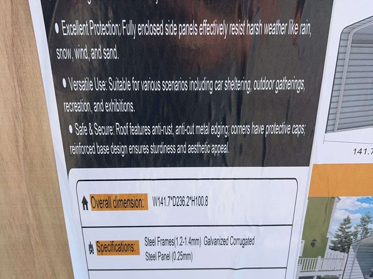 sdlanch-sdlc1220-high-end-carport,-12-ft-x-20-ft-image-3