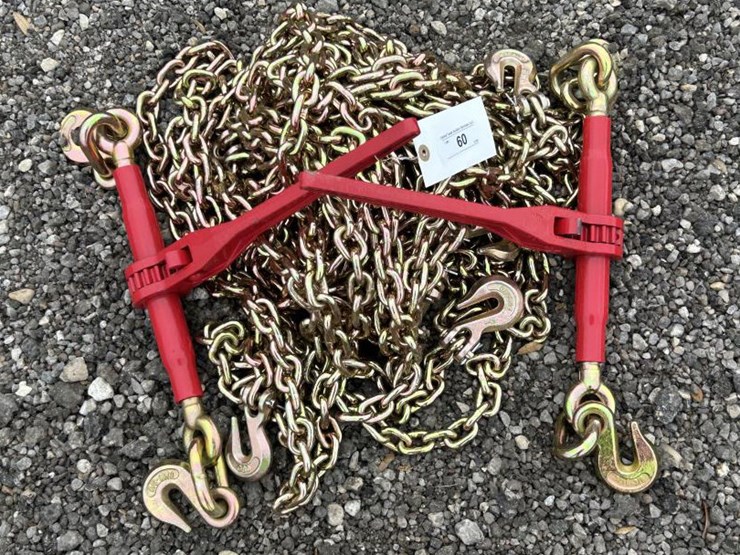 #60-•-(4)-5/16"-20'-chains-&-(2)-5,400-lb-boomers-image-1