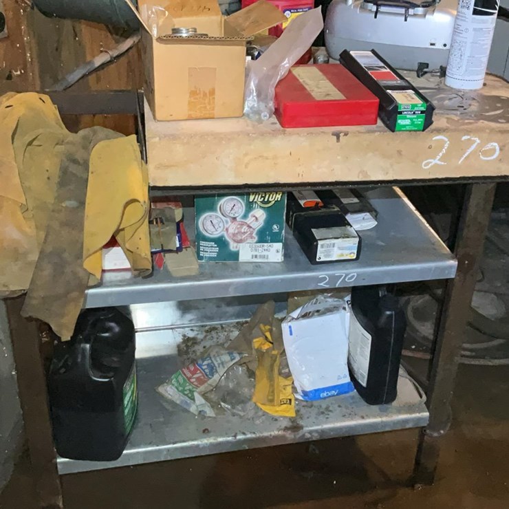 #270 • Shelf with Welding Supplies