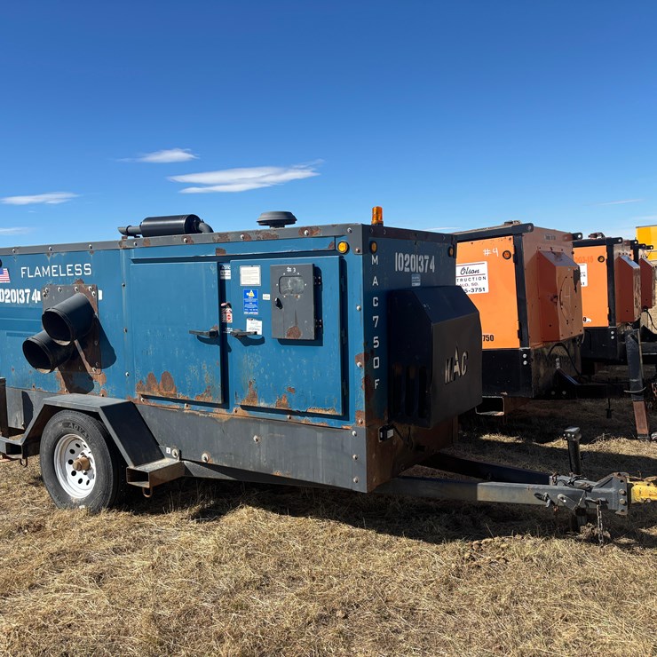 2013 MAC 750F Heater