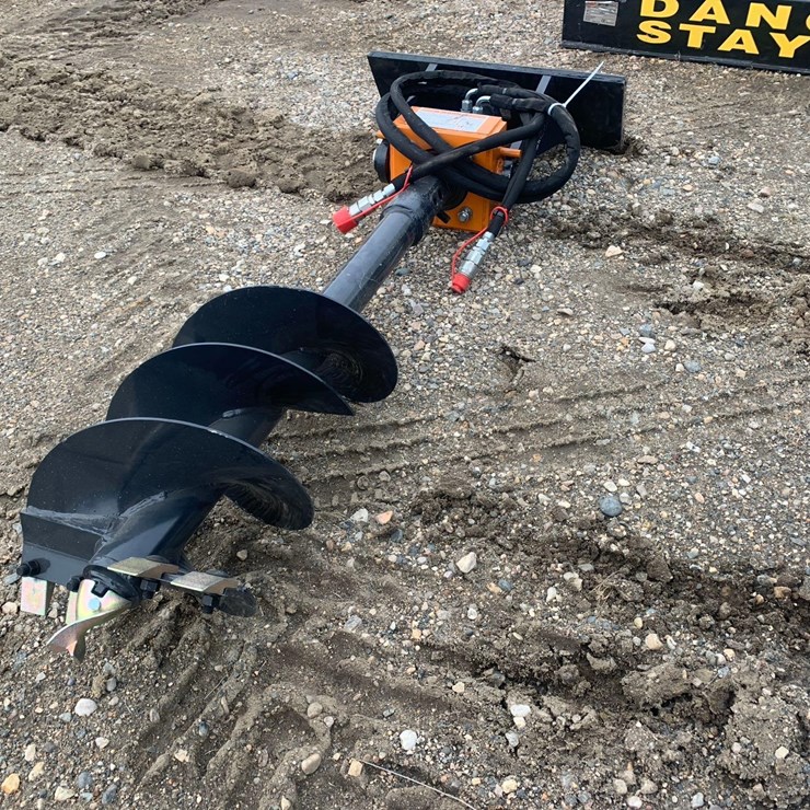 Mini Skid Post Hole Digger Attachment