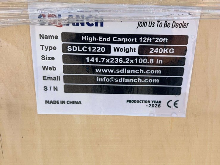 sdlanch-sdlc1220-high-end-carport,-12ft-x-20ft-image-4