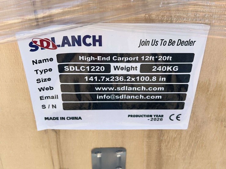 sdlanch-sdlc1220-high-end-carport,-12-ft-x-20-ft-image-4