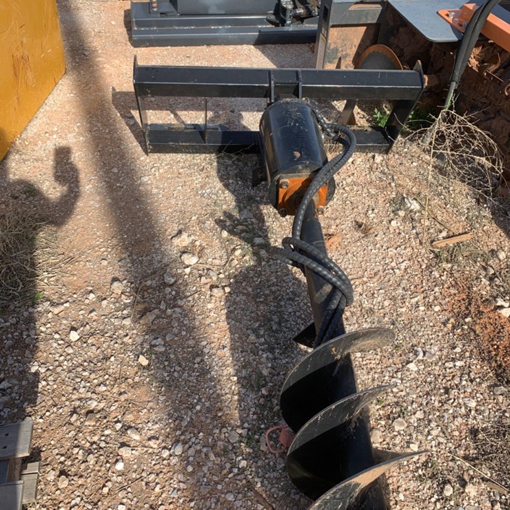 Skid Steer Auger w/ 12” Auger Bit