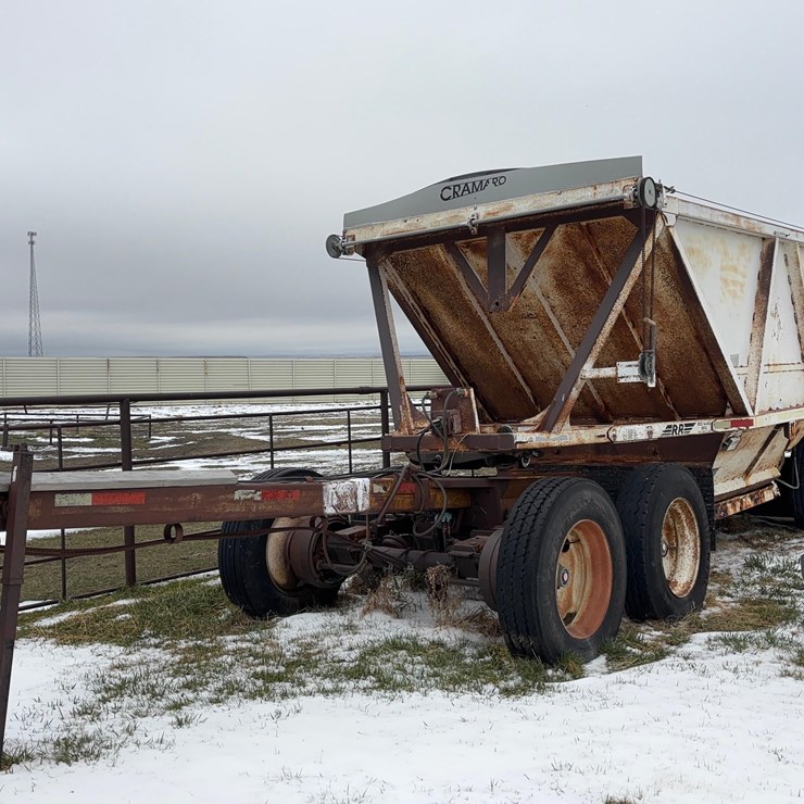 1986 Red River Belly Dump Trailer