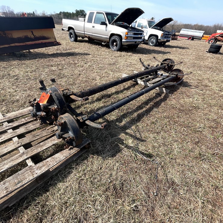 #10694 • (4) Trailer House Axles