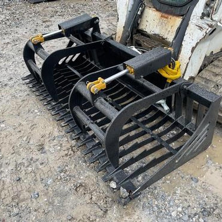 Wildcat 78" Skid Steer Skeleton Grapple with Teeth