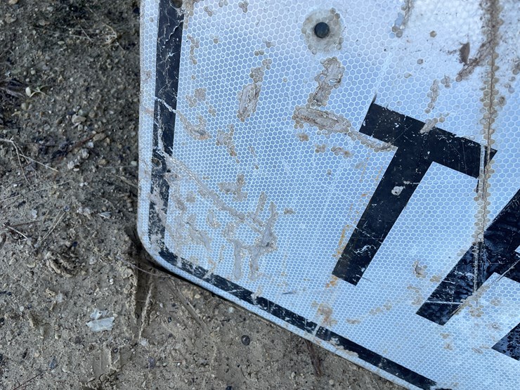 #3929-•-metal-retired-road-sign-image-9