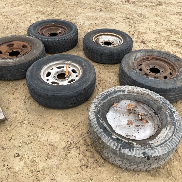 #3926 • (6) Spare Rims and Tires