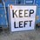 #3933-•-retired-white-fiberglass-road-sign-image-3