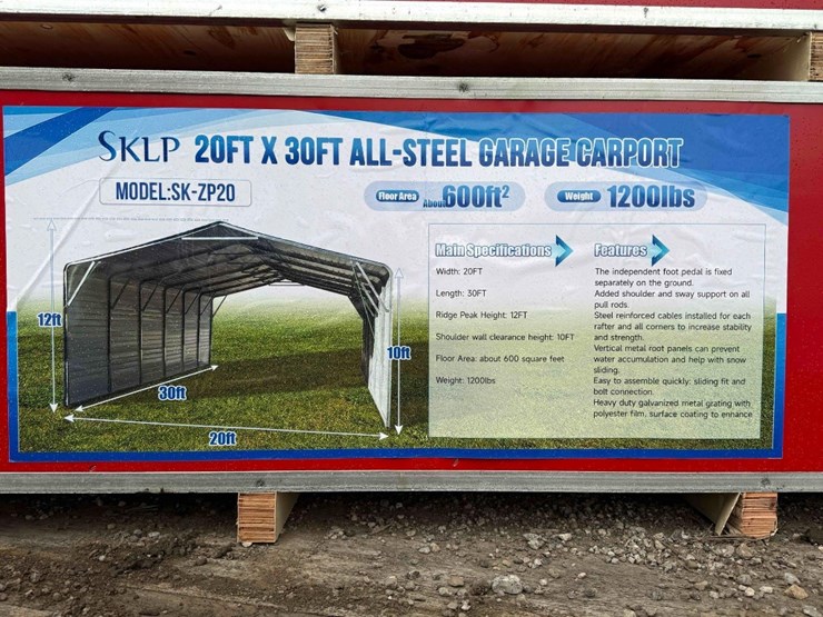 new-sklp-co-20ft-x-30ft-all-steel-garage-carport-image-1