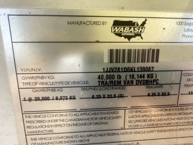 #157-•-2019-wabash-single-axle-semi-trailer-(has-wi-title)-image-25