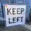 #3933-•-retired-white-fiberglass-road-sign-image-2