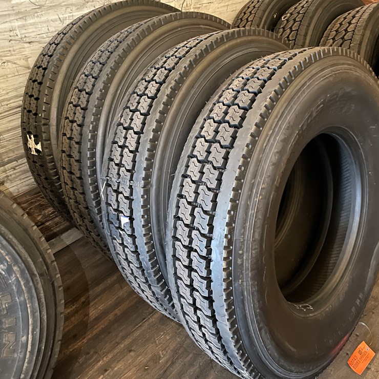 #10743 • (4) Recapped Semi Tires