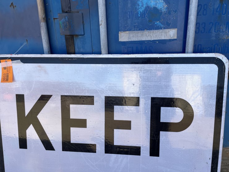 #3933-•-retired-white-fiberglass-road-sign-image-5