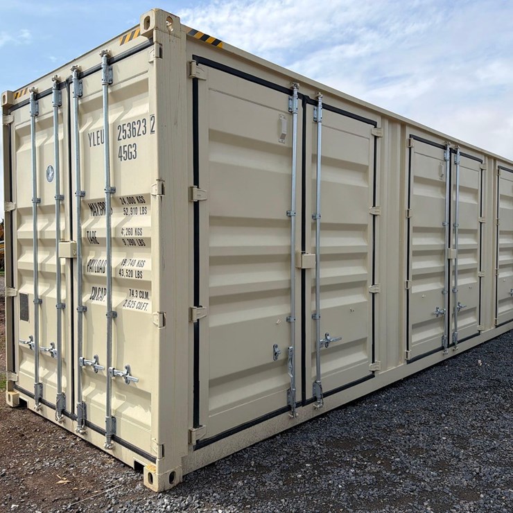 40' High Cube Four Multi Doors Container