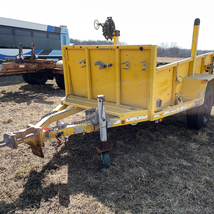 #203 • Sauber Single Axle Utility Trailer (No Title)