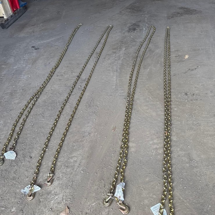 (4) New 5/16in x 20ft Chains