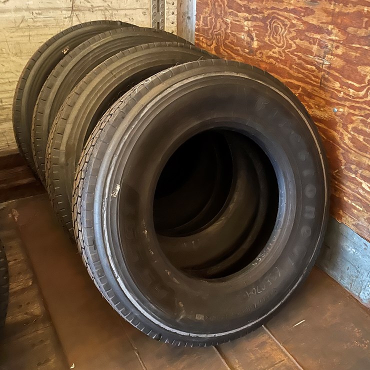 #10742 • (4) Recapped Semi Tires