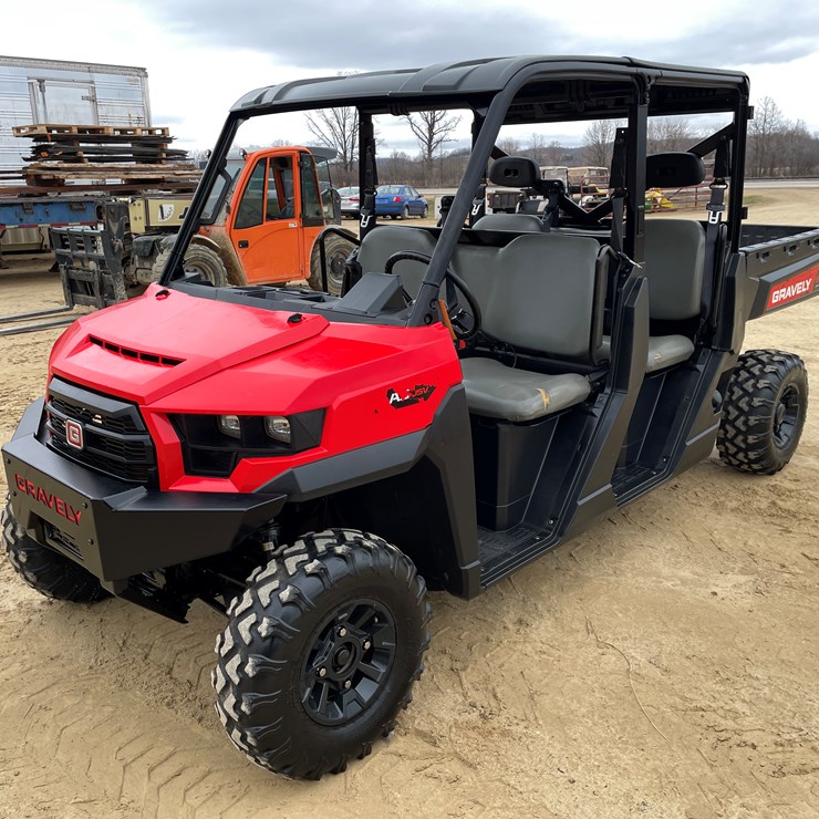 #600 • 2020 Polaris Gravely ATLAS JSV Job Site Crew Cab UTV (Sells with Bill of Sale Only)