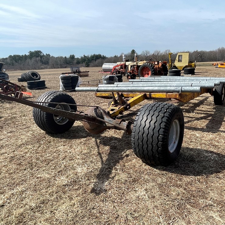 #202 • Shop Made Round Bale Trailer (No Title)