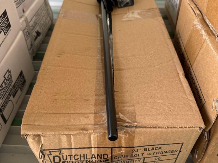 (20)-new-dutchland-co-24in-black-cane-bolts-w/-hangers-model-hlc24bk-image-1