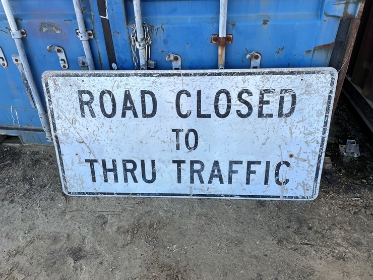 #3929-•-metal-retired-road-sign-image-2