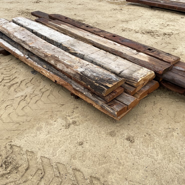 #3979 • (15) Hand Hewn Barn Beam Face Boards