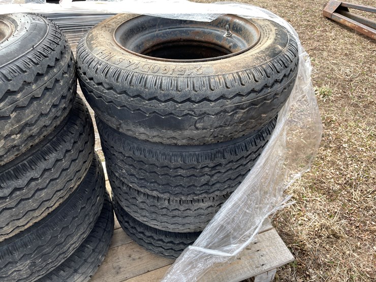 #10702-•-(8)-14.5"-trailer-house-tires-on-rims-image-8