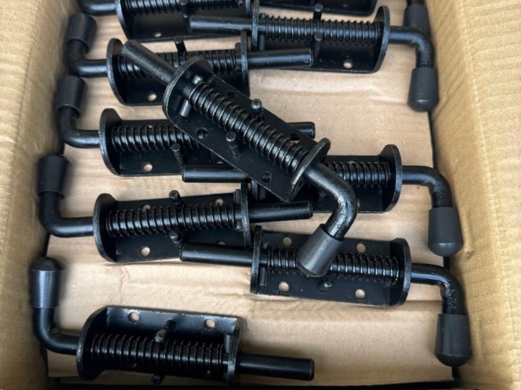 (100)-new-dutchland-co-1/2in-black-spring-loaded-latch-for-steel-buildings-model-hlp12bzpbk-image-1