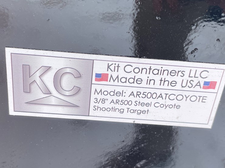 #2038-•-3/8"-ar500-steel-coyote-shooting-target-image-11