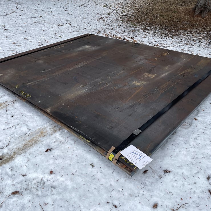 #2061 • (2) 3/4" Thick Steel Plate