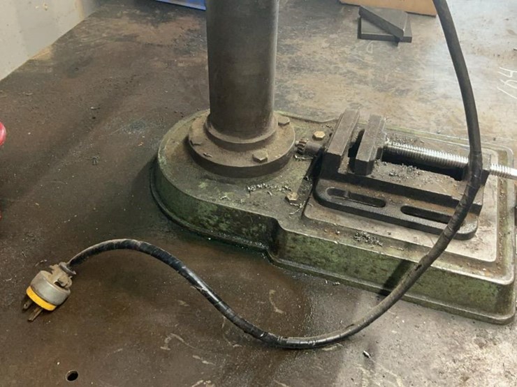 #104-•-steel-work-table,-vise,-and-drill-press-image-15