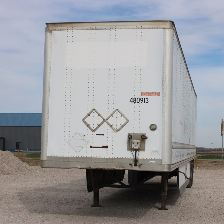 #1031 • 2004 WABASH 45ft Van Trailer