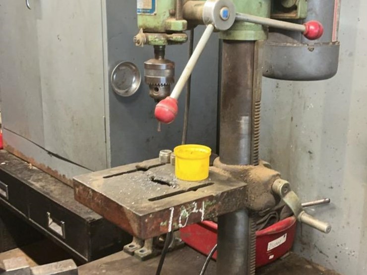 #104-•-steel-work-table,-vise,-and-drill-press-image-5