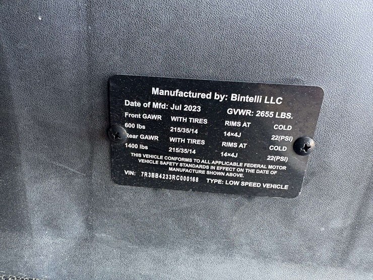 2023-bintelli-6-seater-electric-golf-cart-w/-on-board-charger-image-2