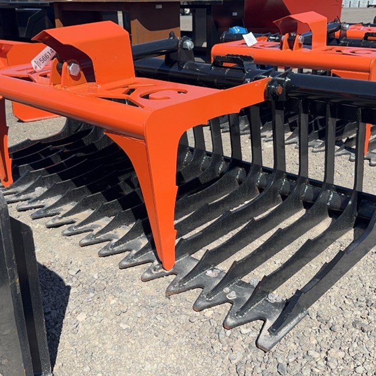 #1001 • 74" SKID STEER SKELETON GRAPPLE