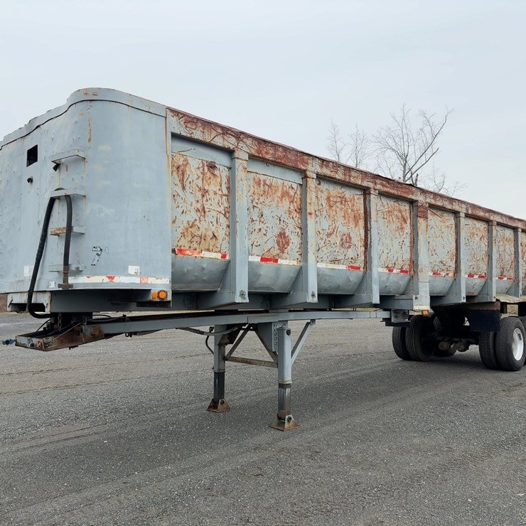 1996 BIJT 36' T/A STEEL FRAMELESS DUMP TRAILER