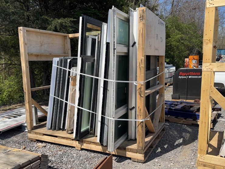 #6099-•-crate-of-various-sized-windows-image-2