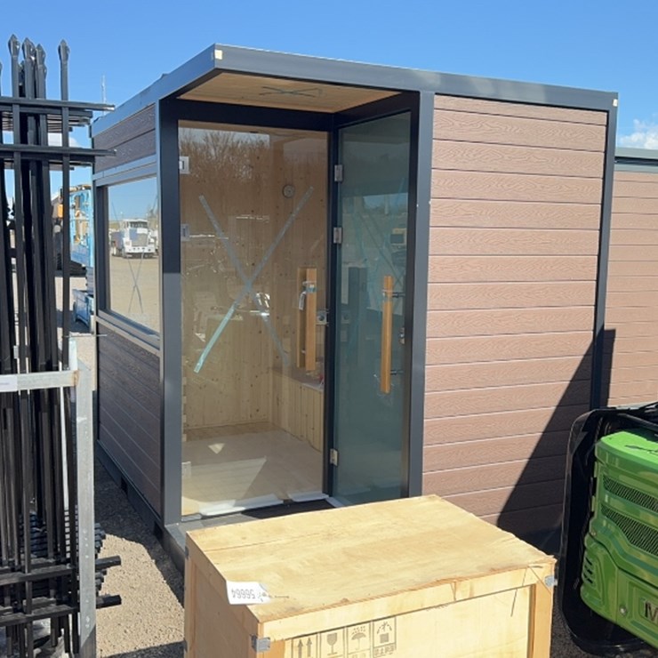 #1080 • PORTABLE SAUNA W/ SHOWER