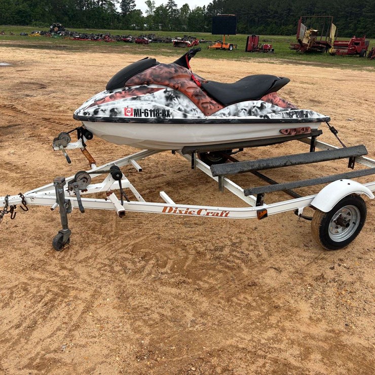 2001 Yamaha GP1200 Jet Ski W/ Trailer