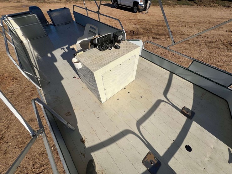2000-all-aluminum-25'-pontoon-boat-w/-trailer-image-15