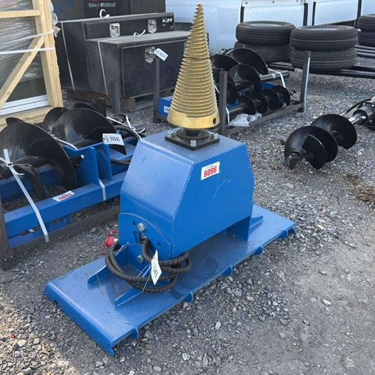 #6096 • FUTURE SKID STEER SCREW TYPE WOOD SPLITTER