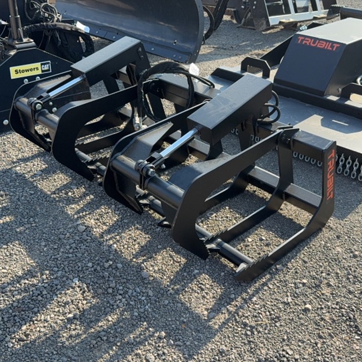 #2071 • TRUBILT 66" SKID STEER 2 CYL GRAPPLE