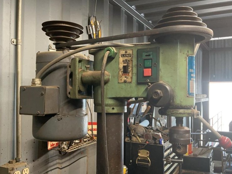 #104-•-steel-work-table,-vise,-and-drill-press-image-11