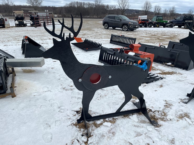 #2036-•-3/8"-ar500-steel-deer-shooting-target-image-3