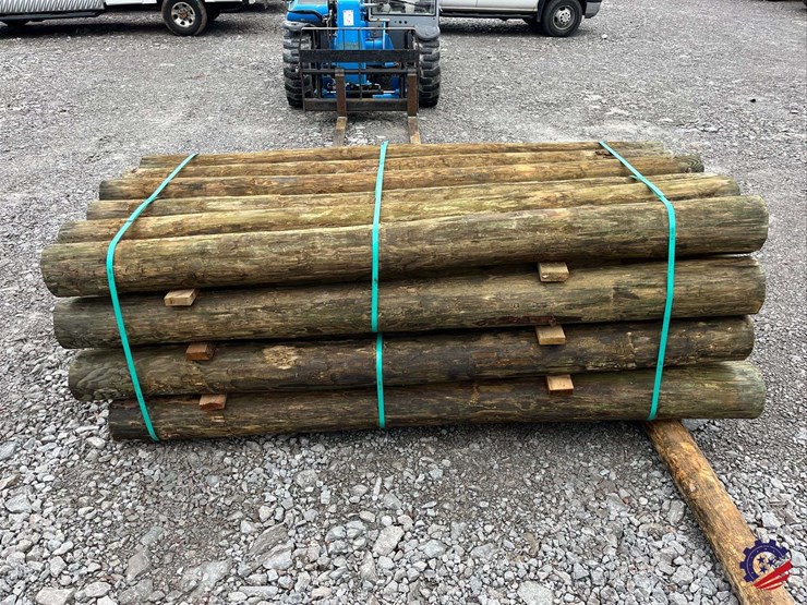 bundle-of-(24)-7”x8’-treated-fence-post-image-7